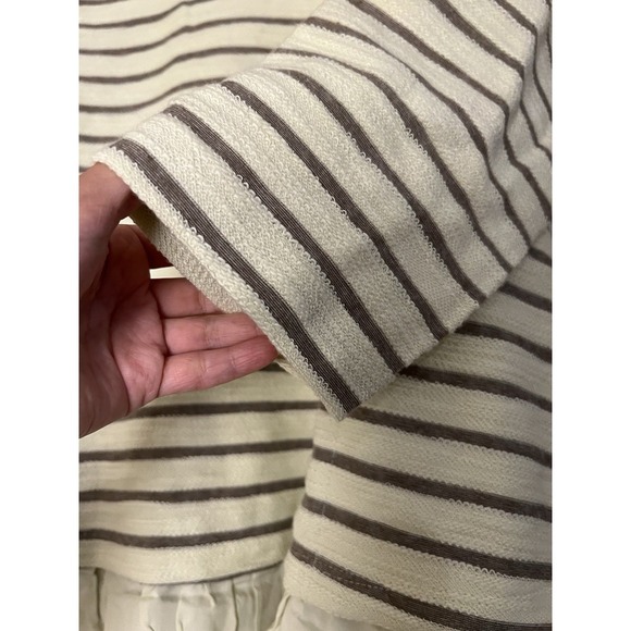 LOGO by Lori Goldstein  Stripped Yellow Blouse - Picture 7 of 11